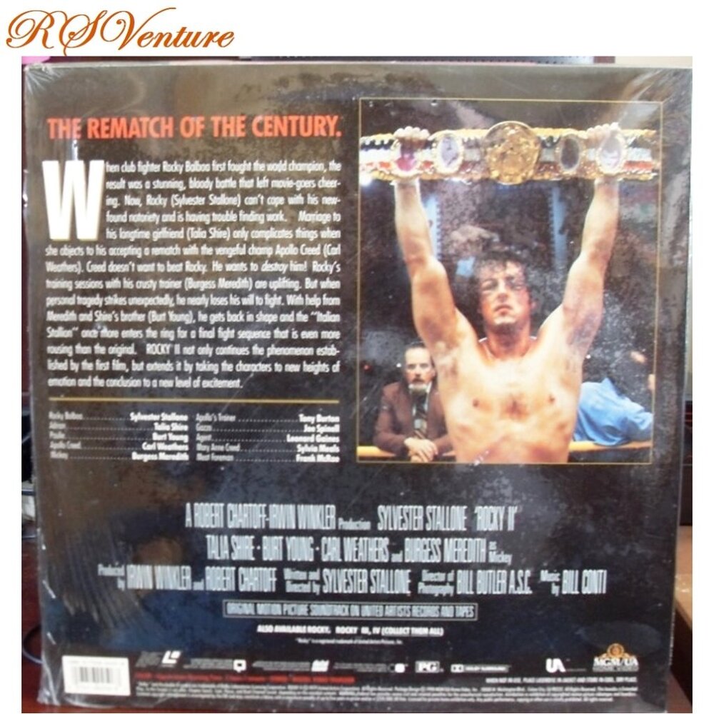 LaserDisc Film "ROCKY II" - Picture 2 of 3